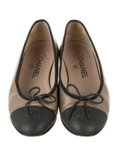 chanel ballet flats brown|chanel ballet flats cost.